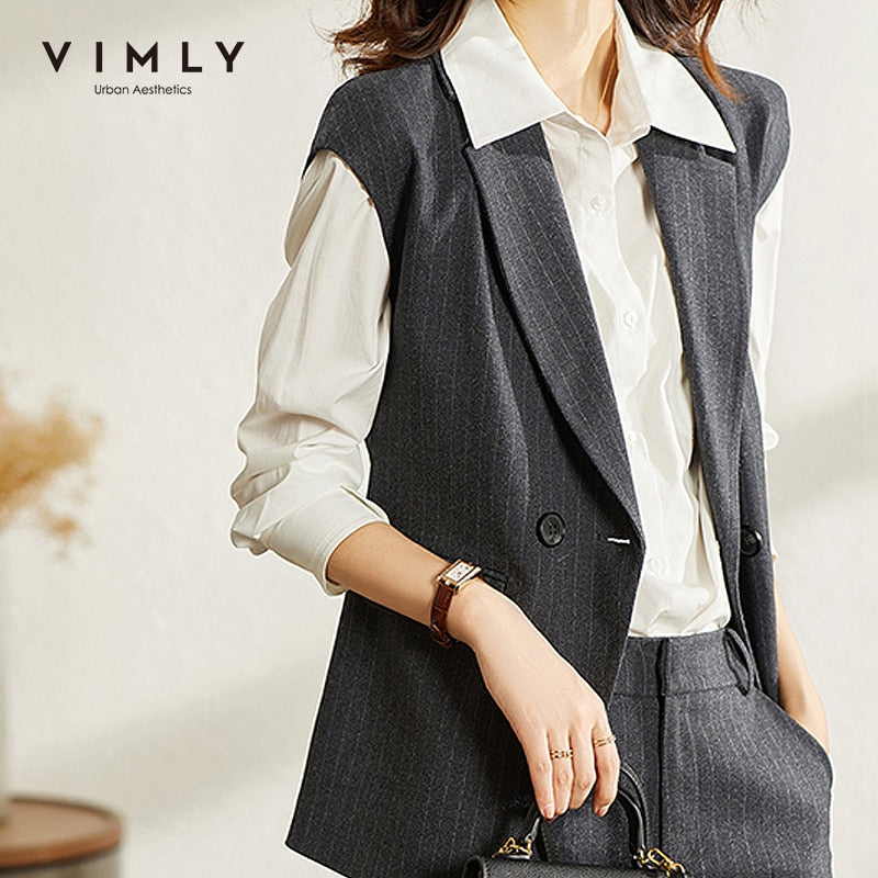 WUYI-Autumn Women's Clothing Set Fashion Single Button Blazers High Waist Suit Pant Office Lady Female Two Piece Set