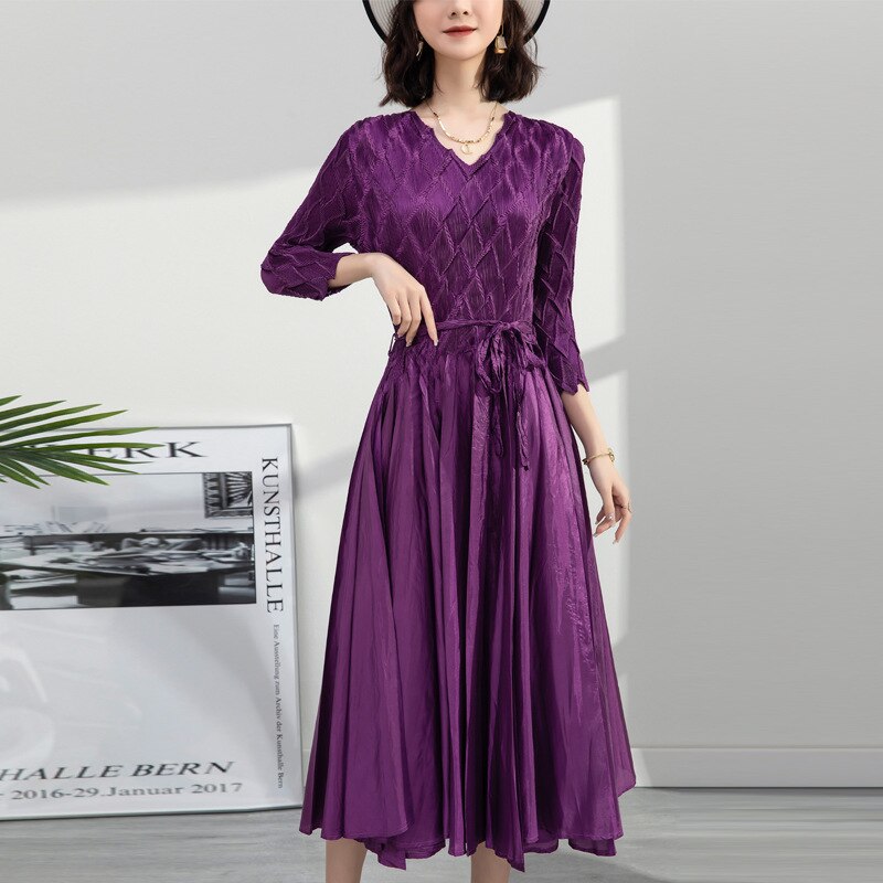 WUYI-2022 Fall New Long Sleeve Stretch Slim Dress